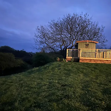 Fernlea Luxury Shepherds Hut & Hot Tub Chalet *